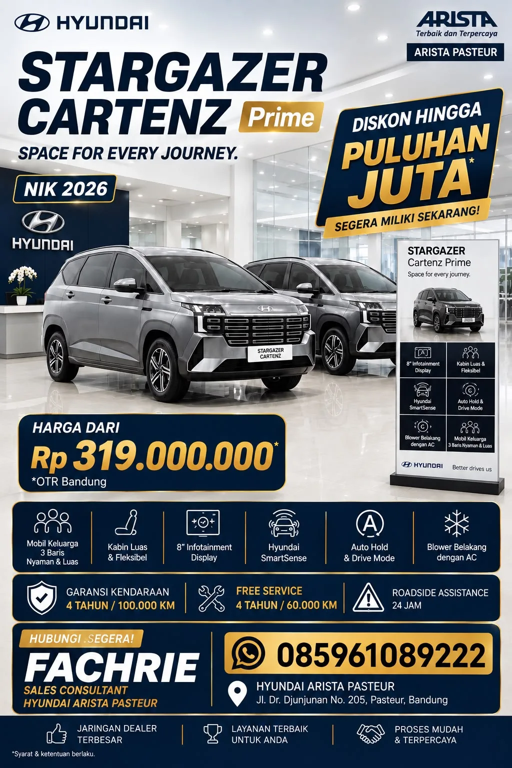 promo hyundai stargazer september bandung
